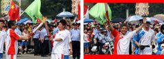 奧運圣火抵達(dá)惠州，旭日集團總經(jīng)理，常宏公司董事長楊勛擔(dān)任火炬手